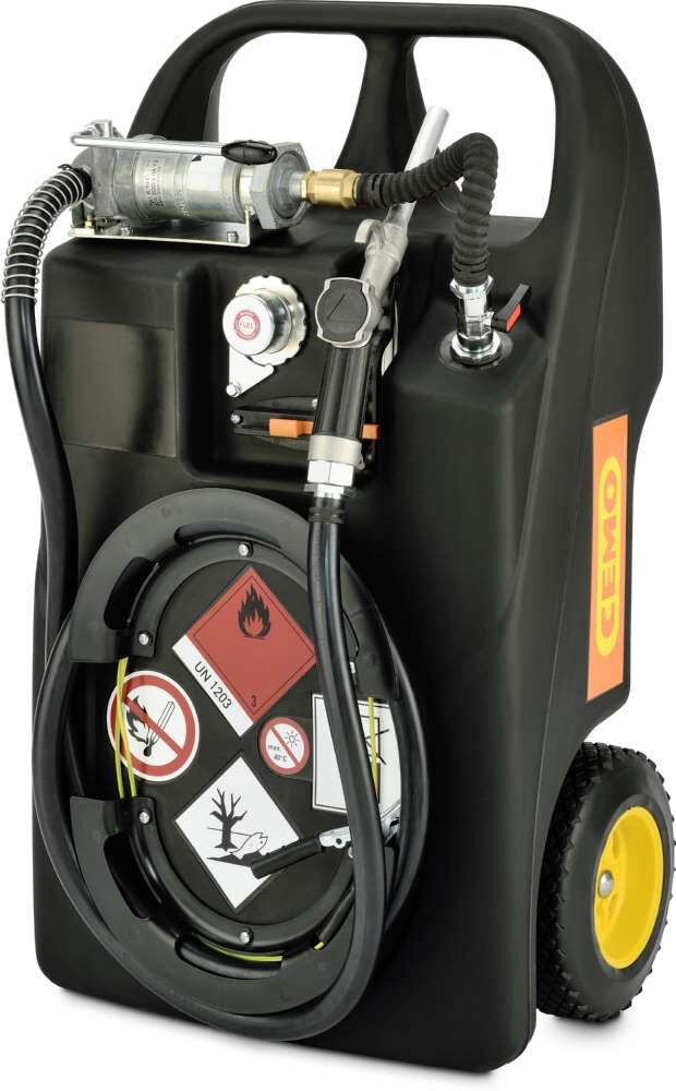 CEMO Kraftstofftrolley 60 Liter mit Handpumpe Produktbild CEMO Kraftstofftrolley 60 Liter mit Handpumpe