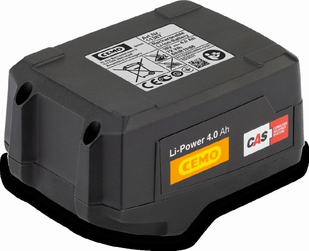 Cemo Li-Power Akku 18 V 4,0 Ah Produktbild Cemo Li-Power Akku 18 V 4,0 Ah
