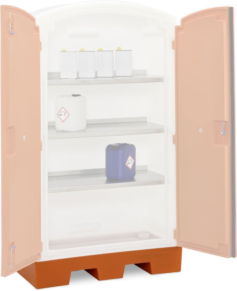 Cemo PE Auffangwanne 40 Liter als Sockel orange Produktbild Cemo PE Auffangwanne 40 Liter als Sockel orange