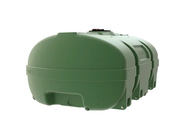 Produktbild Cemo PE Fass 5000 Liter koffer mit Klappdeckel grün 136 x 310 x 197 cm