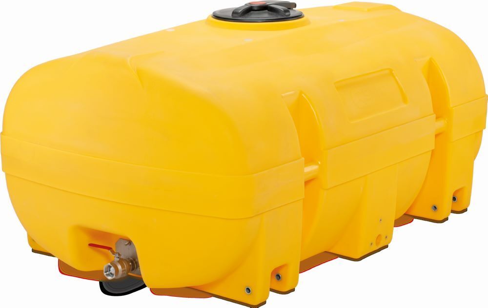 Cemo PE-Fass 3000 l kofferförmig mit Klappdeckel 380 Gelb RAL 1018 Produktbild Cemo PE-Fass 3000 l kofferförmig mit Klappdeckel 380 Gelb RAL 1018