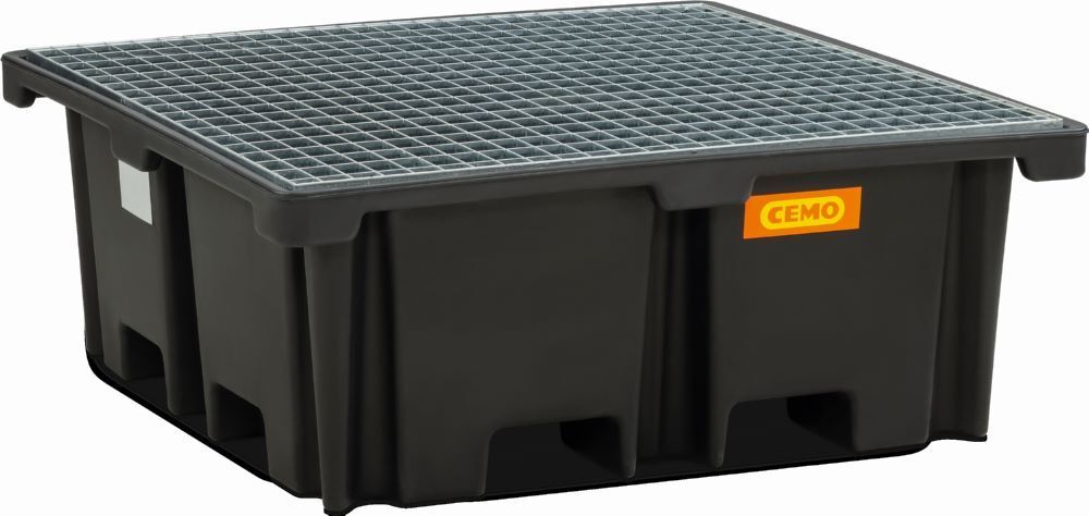 Cemo PE-Fass-/Palettenauffangwanne 400/4 Auffangvolumen 400 l Produktbild Cemo PE-Fass-/Palettenauffangwanne 400/4 Auffangvolumen 400 l