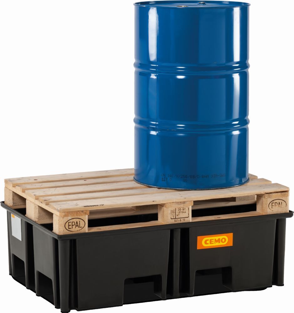 Cemo PE-Palettenauffangwanne 220/2 123 x 83 x 36 cm Produktbild Cemo PE-Palettenauffangwanne 220/2 123 x 83 x 36 cm bild 3