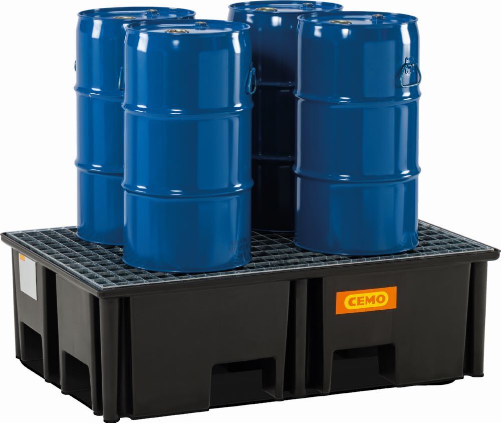 Cemo PE-Palettenauffangwanne 220/2 220 Liter 123 x 83 x 36 cm Produktbild Cemo PE-Palettenauffangwanne 220/2 220 Liter 123 x 83 x 36 cm bild 2