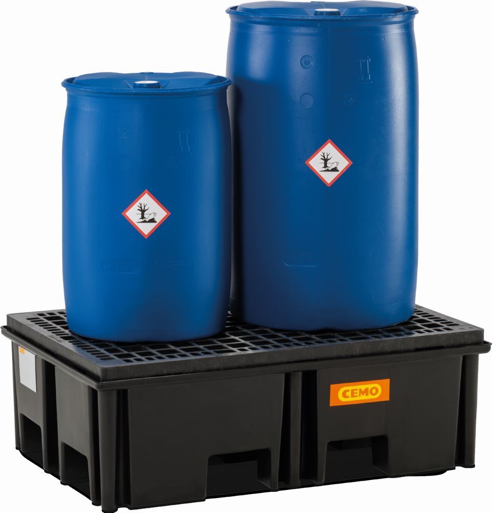 Cemo PE-Palettenauffangwanne 220/2 220 l Auffangvolumen Produktbild Cemo PE-Palettenauffangwanne 220/2 220 l Auffangvolumen bild 2