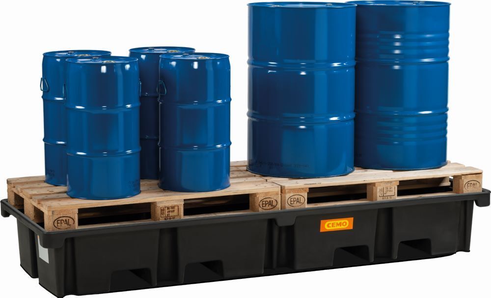 Cemo PE-Palettenauffangwanne 242 x 88 x 36 cm 425 Liter Produktbild Cemo PE-Palettenauffangwanne 242 x 88 x 36 cm 425 Liter bild 4