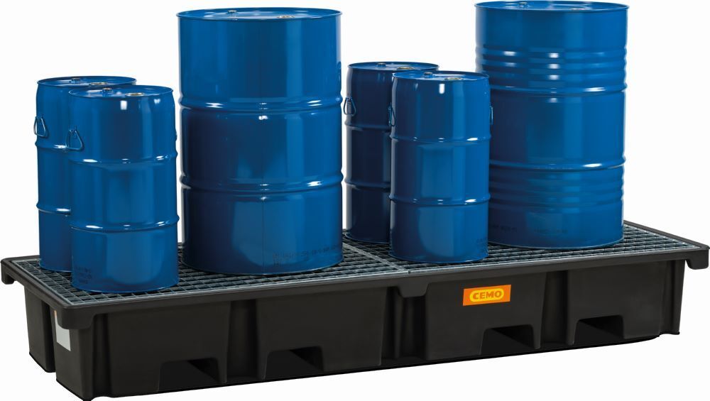 Cemo PE-Palettenauffangwanne 242 x 88 x 36 cm Auffangvolumen 425 Liter Produktbild Cemo PE-Palettenauffangwanne 242 x 88 x 36 cm Auffangvolumen 425 Liter bild 3