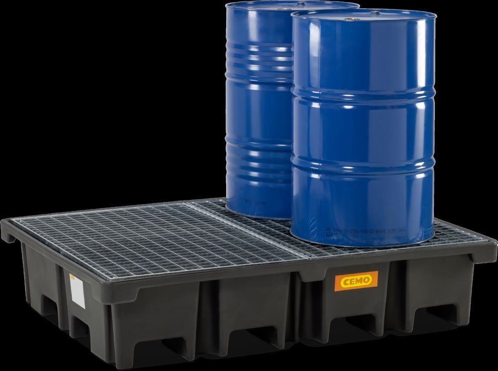 Cemo PE-Palettenauffangwanne 167 x 127 x 36 cm 425 l Auffangvolumen Produktbild Cemo PE-Palettenauffangwanne 167 x 127 x 36 cm 425 l Auffangvolumen bild 3