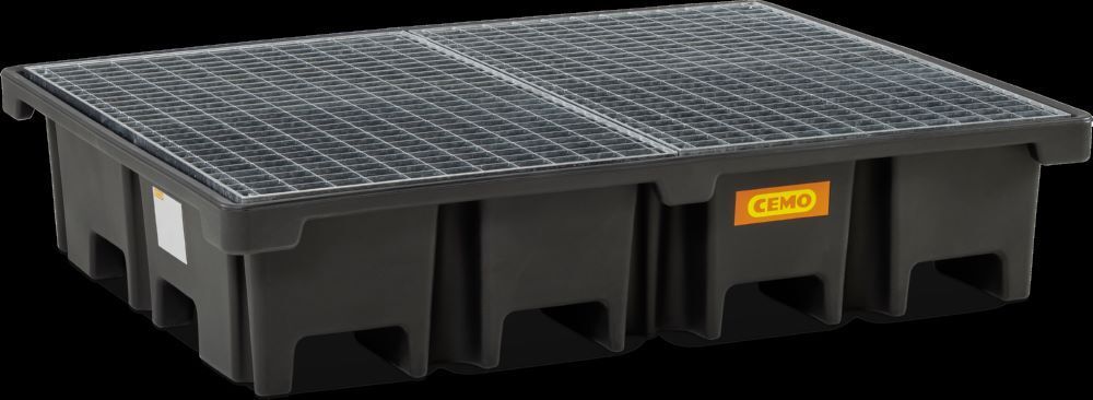 Cemo PE-Palettenauffangwanne 167 x 127 x 36 cm 425 l Auffangvolumen Produktbild Cemo PE-Palettenauffangwanne 167 x 127 x 36 cm 425 l Auffangvolumen