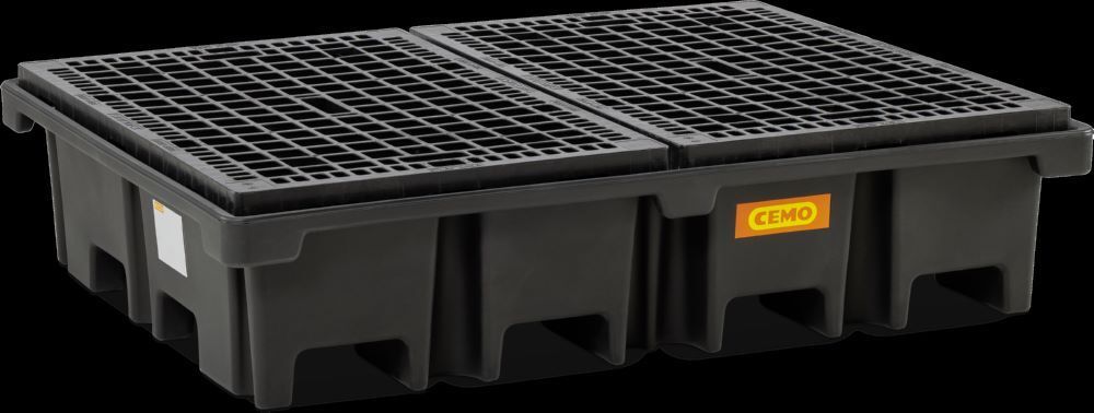 Cemo PE-Palettenauffangwanne 167 x 127 x 39 cm Auffangvolumen 425 Liter Produktbild Cemo PE-Palettenauffangwanne 167 x 127 x 39 cm Auffangvolumen 425 Liter