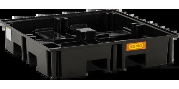 Produktbild Cemo PE Palettenauffangwanne 220/4 RG 220 l 123 x 123 x 26 cm