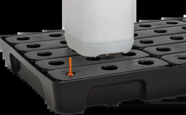 Produktbild PE-Regalauffangwanne 27 L mit PE-Rost bild 4