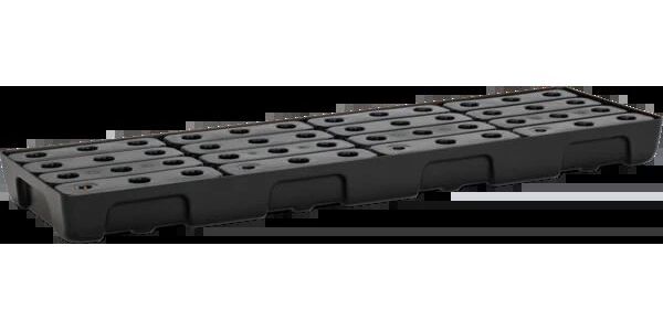 Produktbild Cemo PE Regalauffangwanne 28 L mit PE Rost 40 x 130 x 9,5 cm