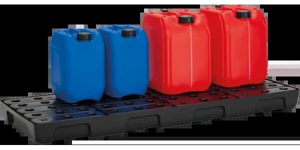 Produktbild PE-Regalauffangwanne 36 L mit PE-Rost bild 3