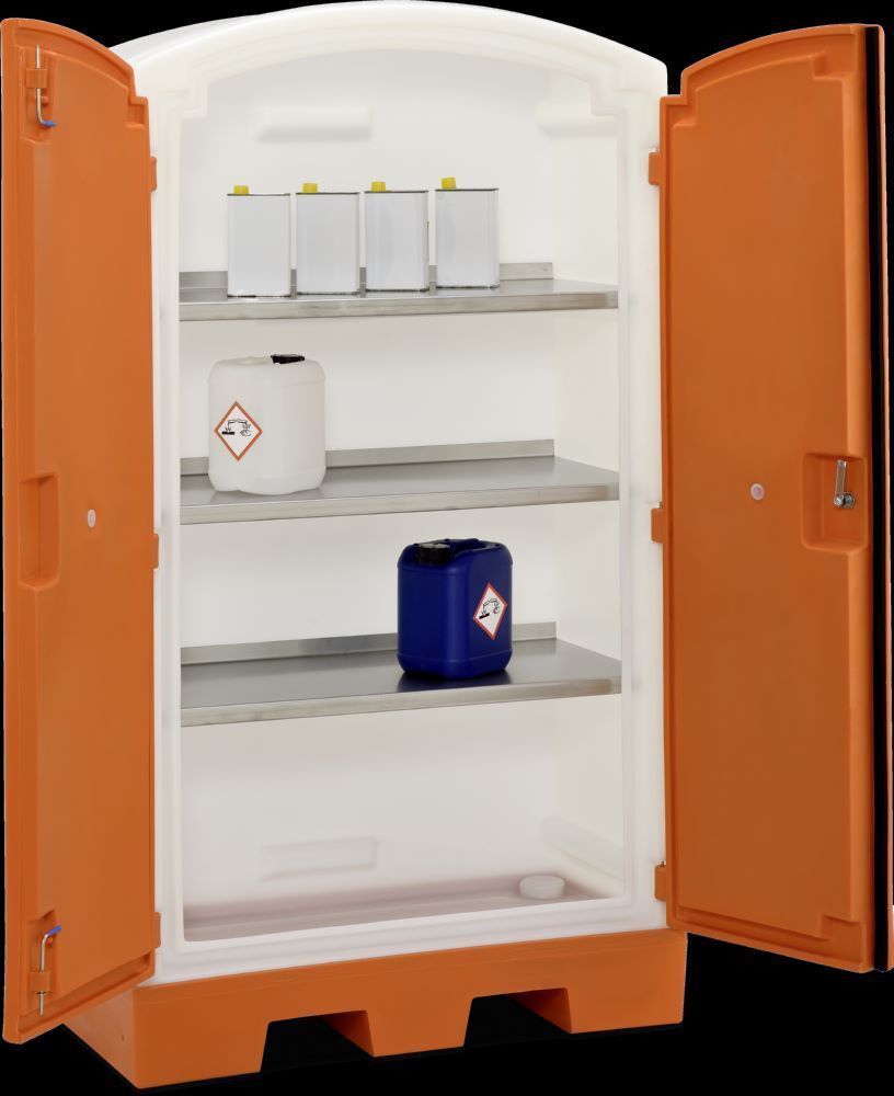 Cemo PE Umweltschrank L 3 Fächer 1 Wannenboden 99 x 166 x 50 cm Produktbild Cemo PE Umweltschrank L 3 Fächer 1 Wannenboden 99 x 166 x 50 cm