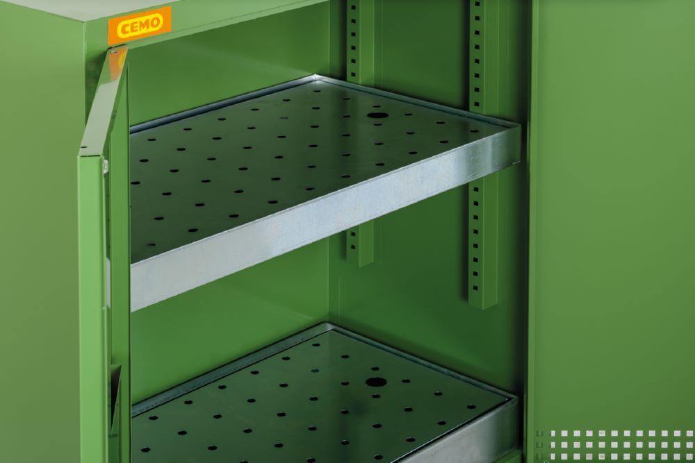 Cemo PSM-Schrank 10/10 RAL 6011 Produktbild Cemo PSM-Schrank 10/10 RAL 6011 bild 2