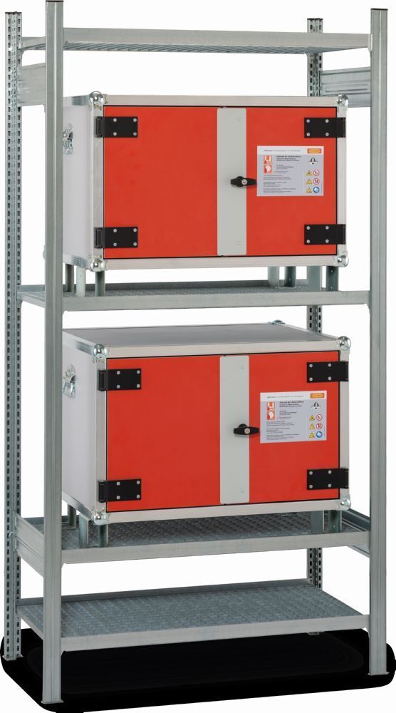 Cemo Regal für Akku-Schrank inklusive Wandbefestigung Produktbild Cemo Regal für Akku-Schrank inklusive Wandbefestigung bild 2