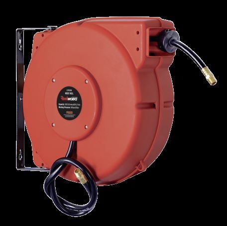 Cemo Schlauchaufroller 15 m 3/8 Zoll Druckluft schwenkbar Produktbild Cemo Schlauchaufroller 15 m 3/8 Zoll Druckluft schwenkbar
