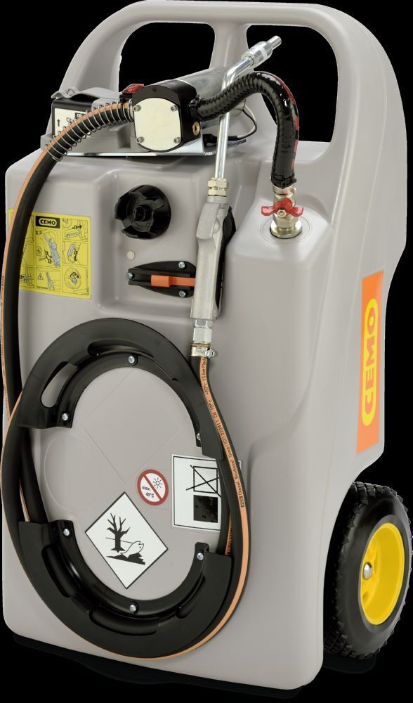 Cemo Schmierstofftrolley 60?Liter mit Elektropumpe Produktbild Cemo Schmierstofftrolley 60?Liter mit Elektropumpe