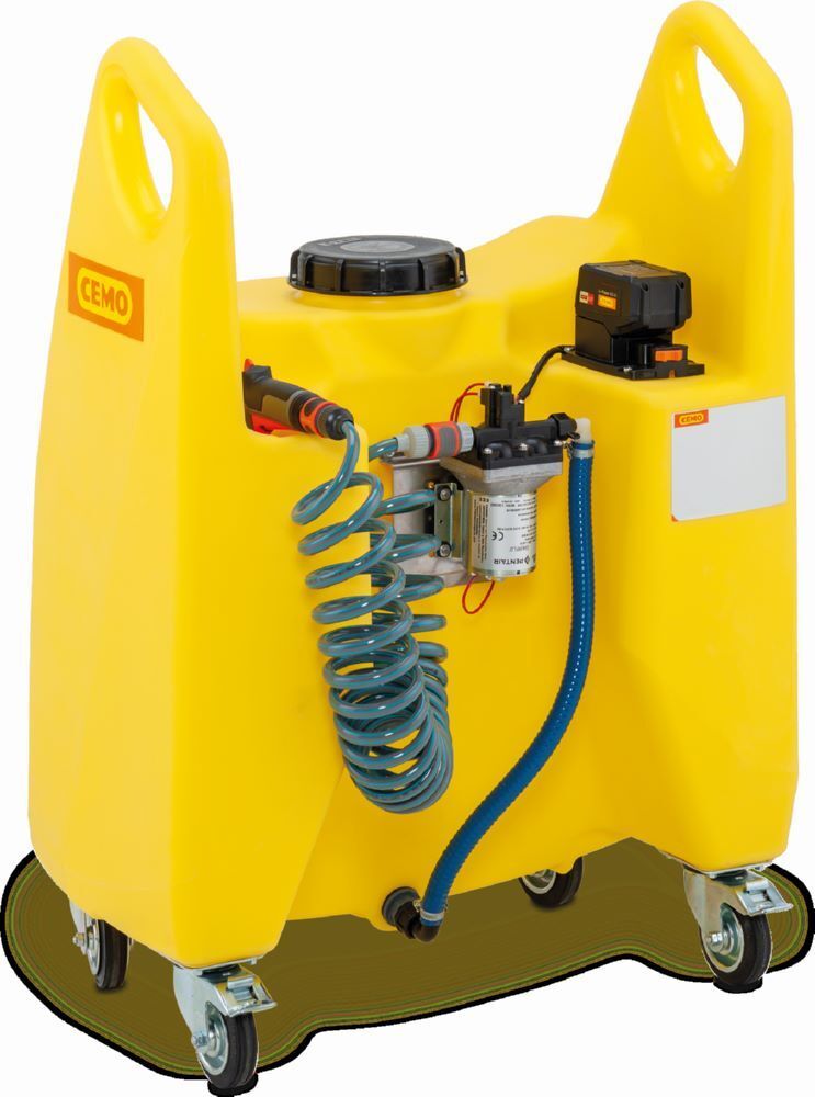 Cemo Transfer-Trolley Aqua 150 Liter Akku Pumpe 11 l/min Gießbrause Ladegerät Produktbild Cemo Transfer-Trolley Aqua 150 Liter Akku Pumpe 11 l/min Gießbrause Ladegerät bild 2