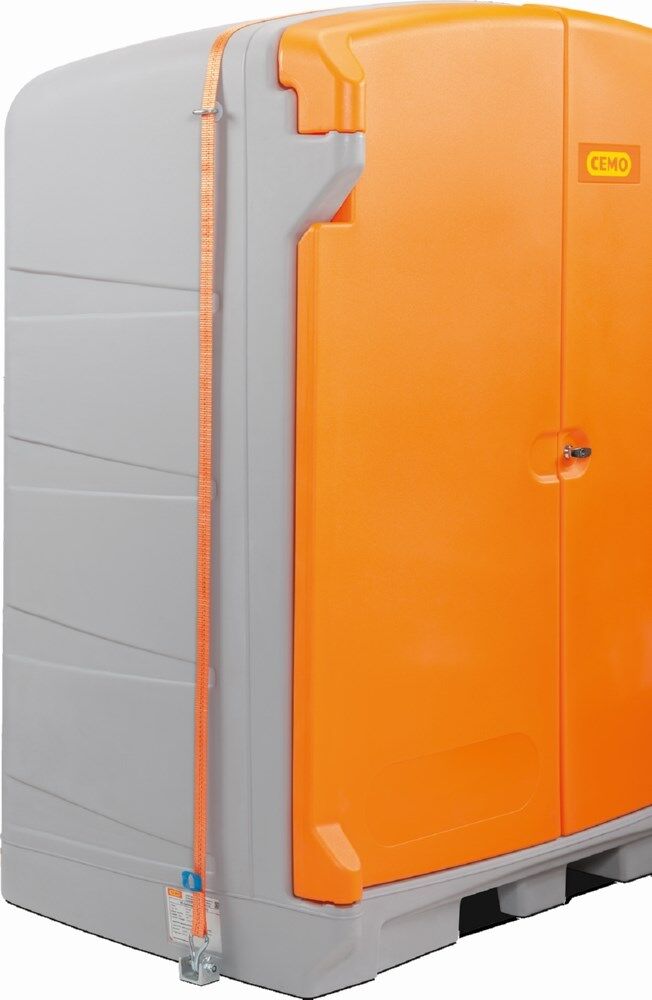 Cemo Windlastsicherung für PE Gefahrstoffdepot Produktbild Cemo Windlastsicherung für PE Gefahrstoffdepot