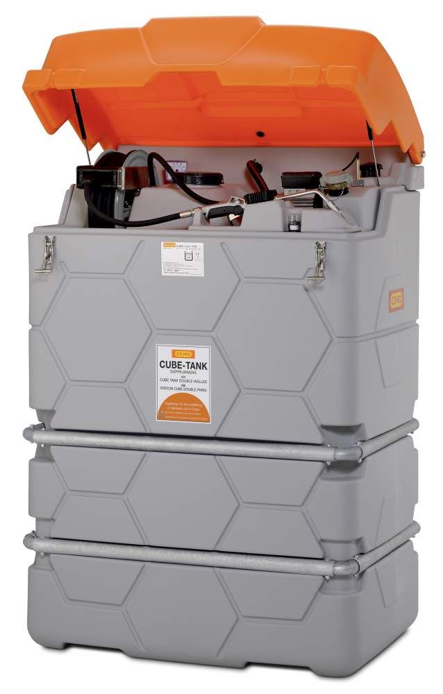 CEMO CUBE-Schmierstofftank Premium 1000 l Produktbild CEMO CUBE-Schmierstofftank Premium 1000 l bild 1