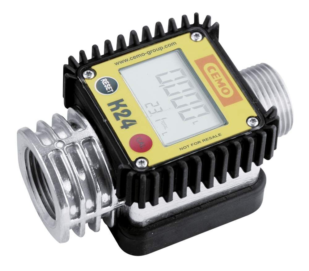 Cemo digitaler Durchflusszähler K24 Alu Produktbild Cemo digitaler Durchflusszähler K24 Alu