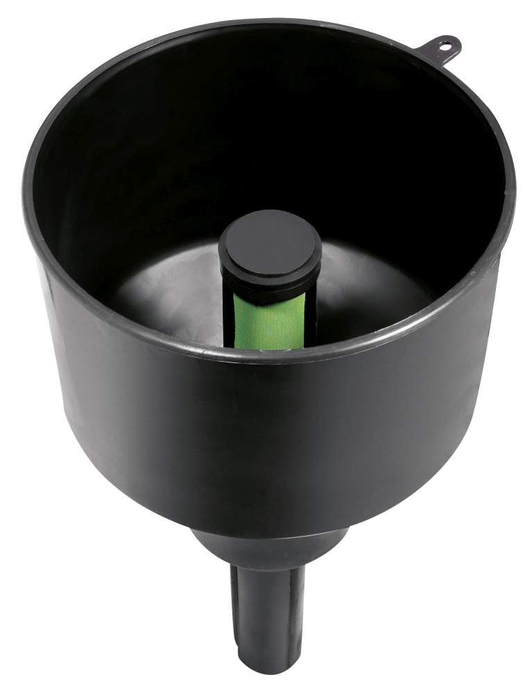 Trichter mit Wasserabscheider und Filter Trichter mit Wasserabscheider und Filter