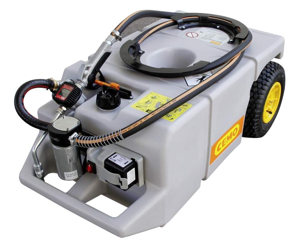 CEMO Schmierstofftrolley 100 l mit Elektropumpe Produktbild CEMO Schmierstofftrolley 100 l mit Elektropumpe bild 3