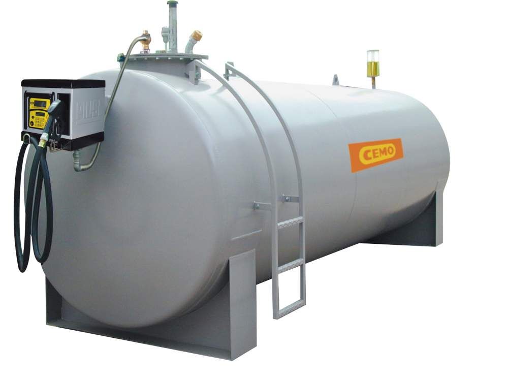 Cemo Stahltank 10000 Liter für Diesel mit Elektropumpe Produktbild Cemo Stahltank 10000 Liter für Diesel mit Elektropumpe