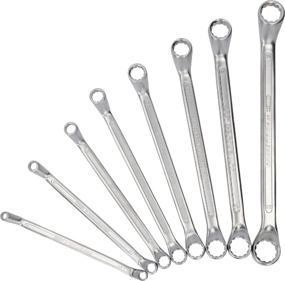 Produktbild  Doppel-Ringschlüssel-Satz, gekröpft, 8-tlg bild 2