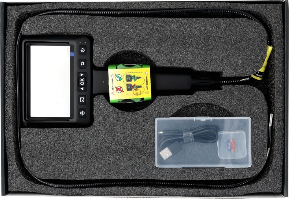 Produktbild  HD-Videoskop-Satz, Ø 6,0 mm, 180° und 0° HD Frontkamera-Sonde, flexible PVC Hül bild 5
