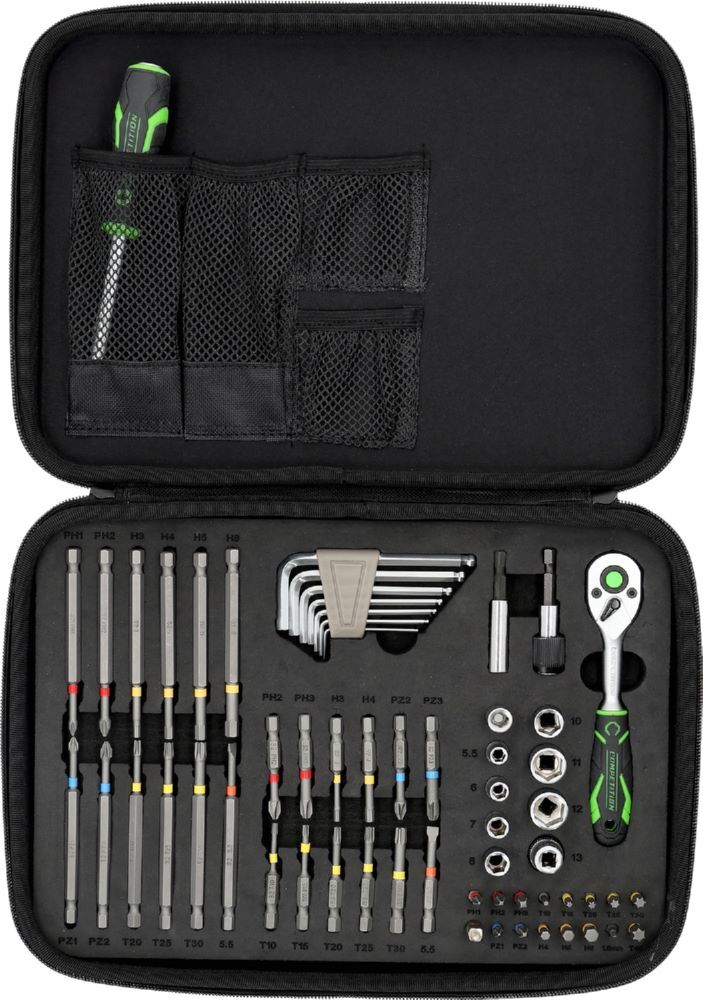 Produktbild KS Tools Competition Mini-Bit-Stecknuss Satz 60 teilig