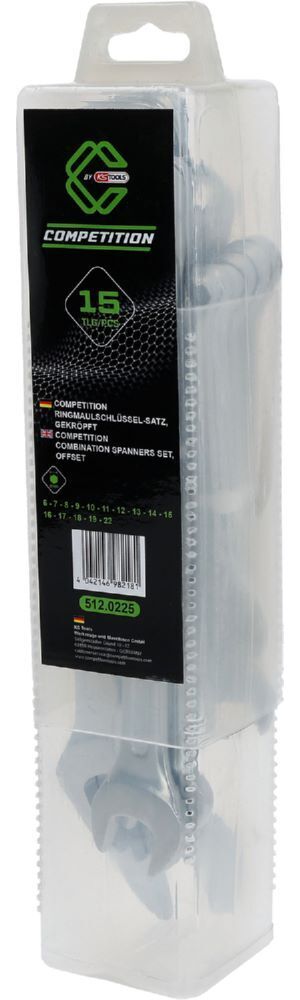 Produktbild  Ringmaulschlüssel-Satz, gekröpft, 15-tlg bild 7
