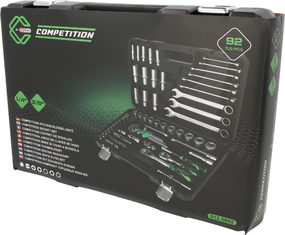 Produktbild  1/4" + 3/8" Steckschlüssel-Satz, 91-tlg bild 6