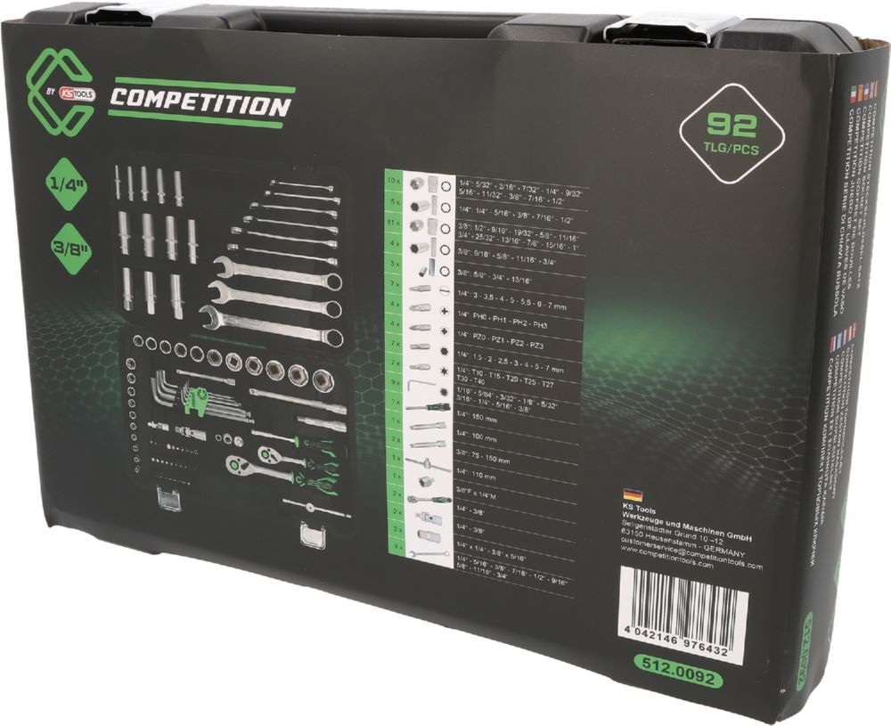 Produktbild  1/4" + 3/8" Steckschlüssel-Satz, 91-tlg bild 7