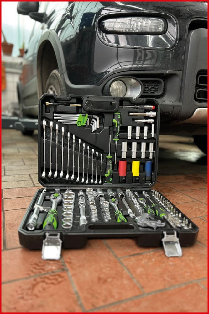 Produktbild  1/4"+3/8"+1/2" Steckschlüssel-Satz, 132-tlg, KFZ-Spezial bild 8