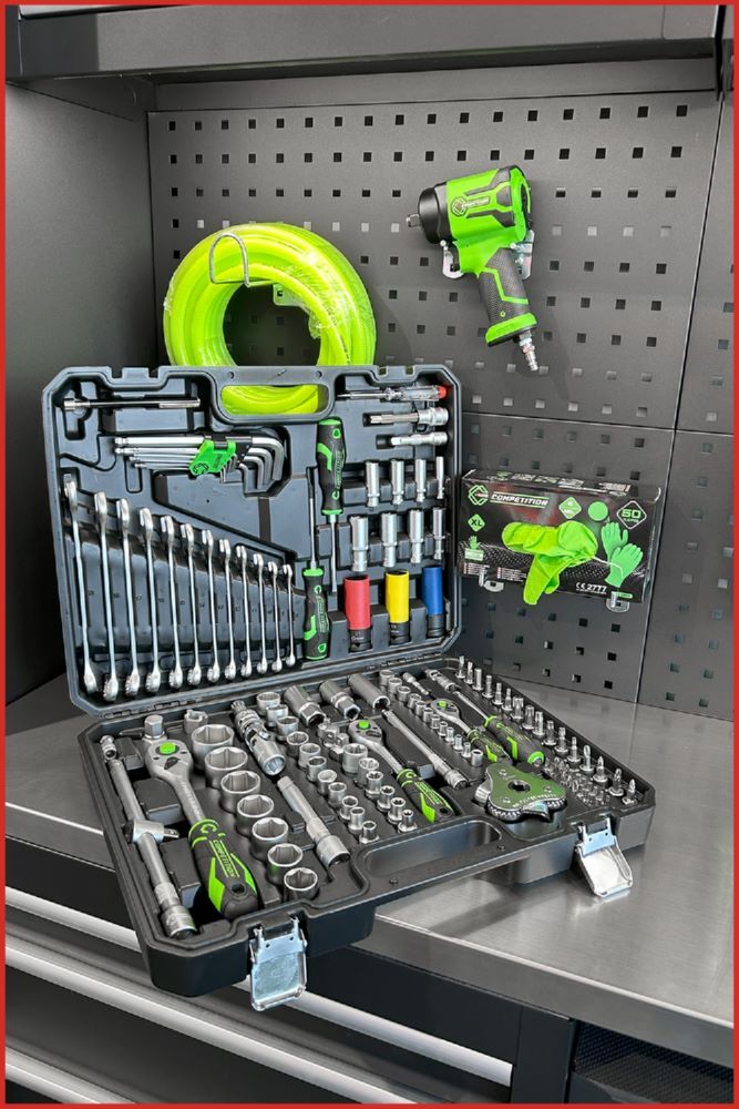 Produktbild  1/4"+3/8"+1/2" Steckschlüssel-Satz, 132-tlg, KFZ-Spezial bild 9