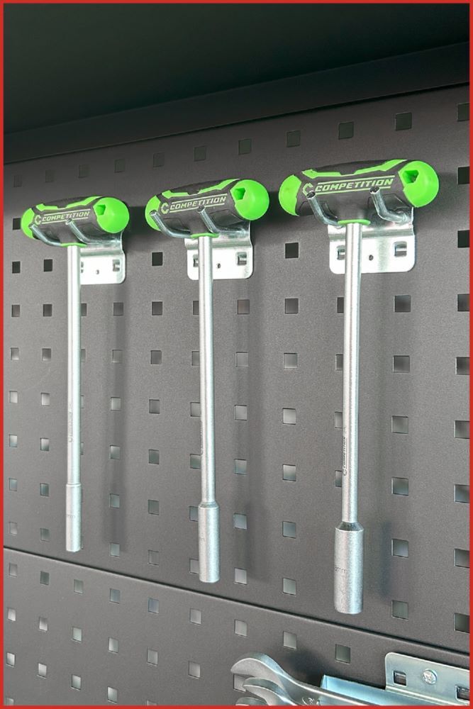Produktbild  T-Griff-Nuss-Schraubendreher-Satz, 3-tlg, 8 - 13 mm bild 10