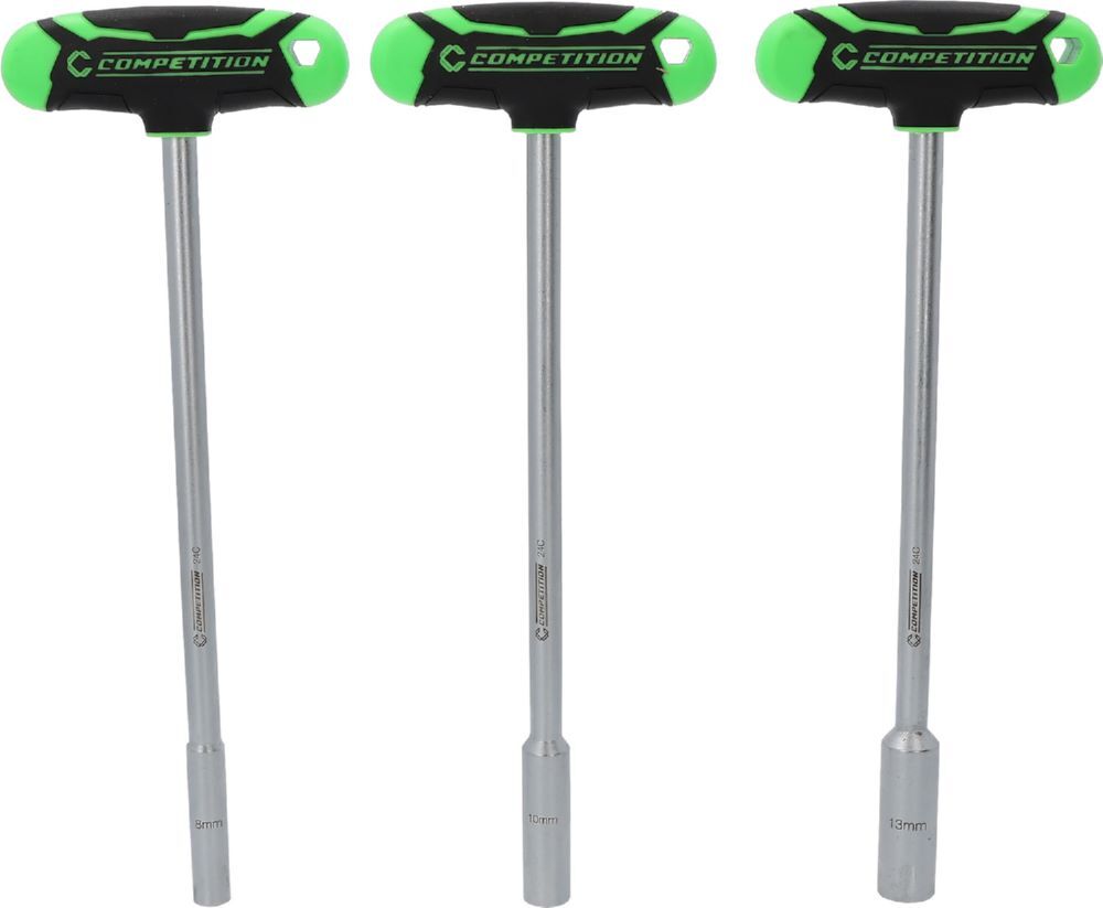 Produktbild  T-Griff-Nuss-Schraubendreher-Satz, 3-tlg, 8 - 13 mm bild 2
