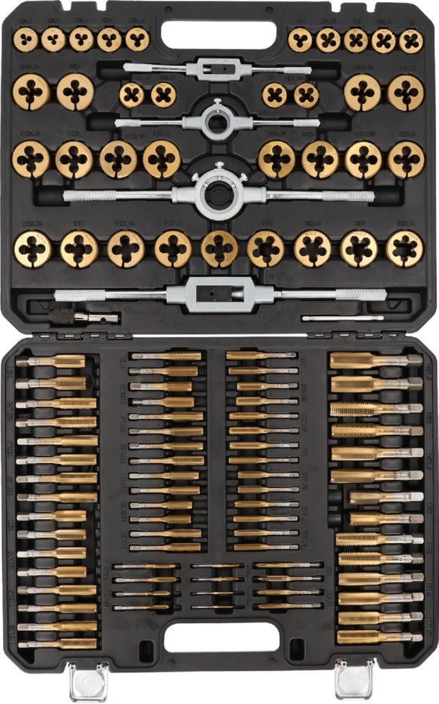 Produktbild KS Tools Competition TiN Gewindeschneidwerkzeug Satz 110 teilig