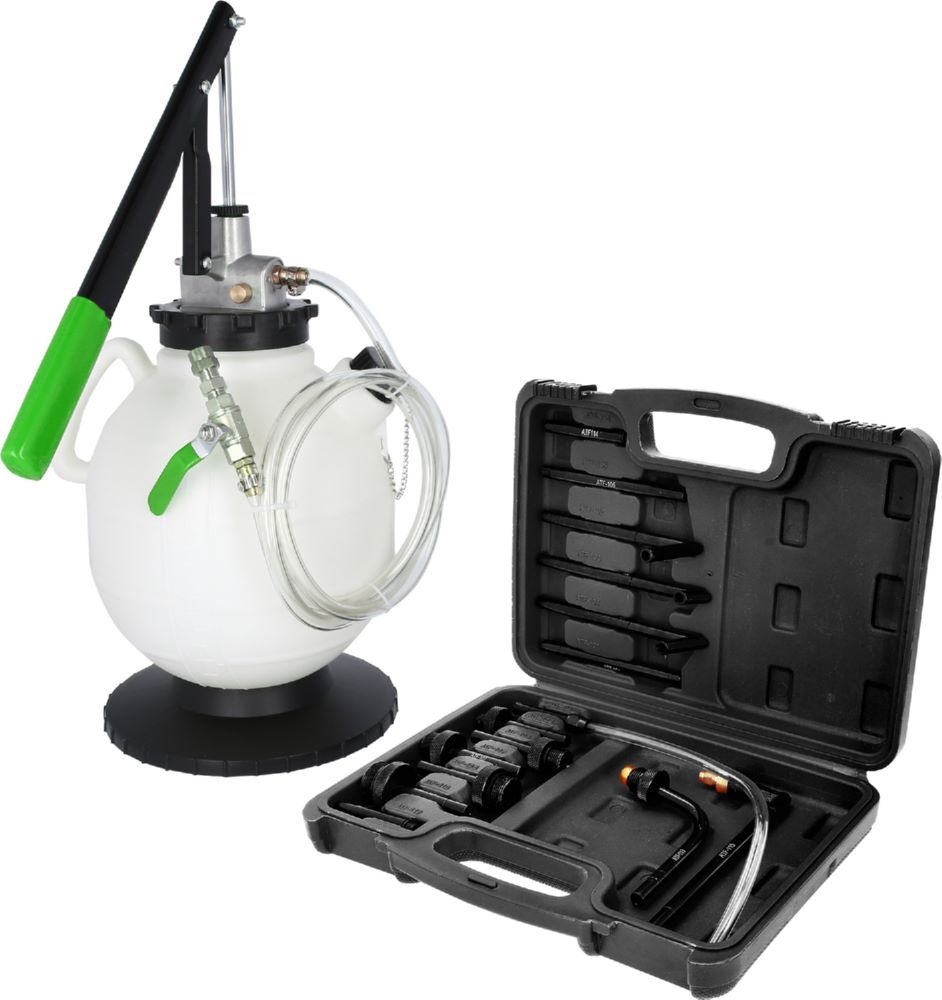 Produktbild KS Tools Competition Universal Getriebeöl Füllsystem Satz mit 15 teiligem Adaptersatz