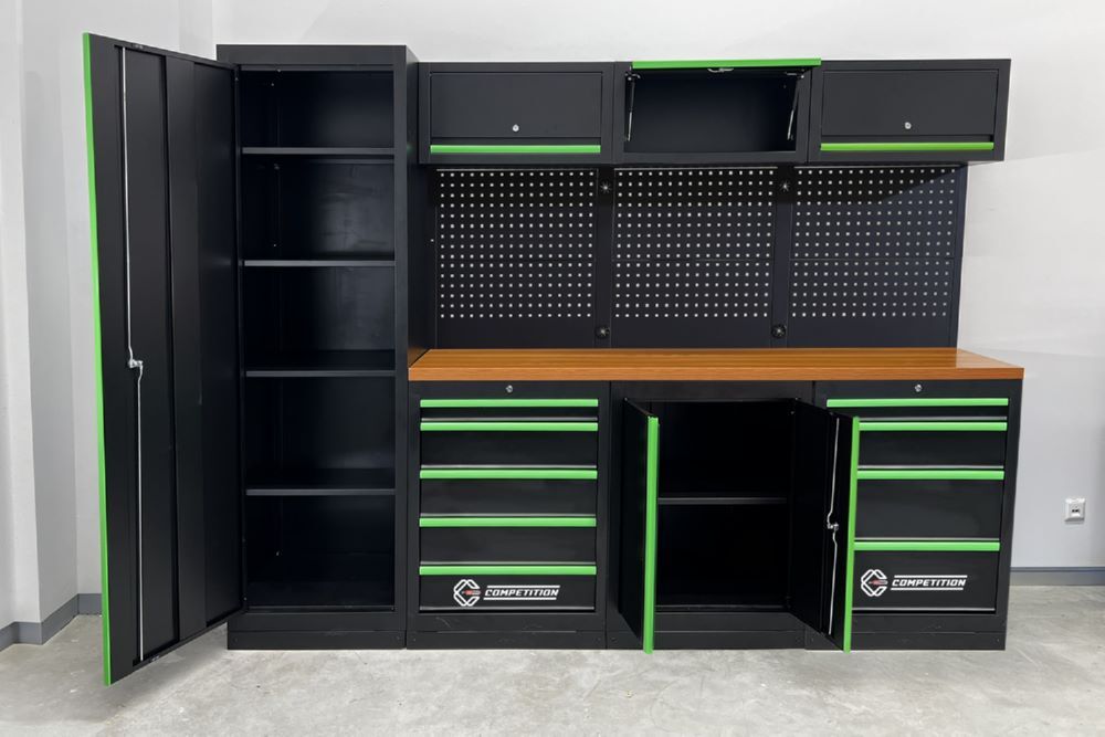 Produktbild KS Tools Competition Werkstatt-Schranksystem Holzarbeitsplatte