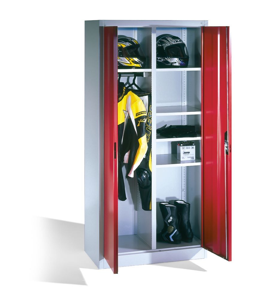 C+P Akten und Garderobenschrank Acurado rubinrot 930 x 500 x 1950 mm Produktbild C+P Akten und Garderobenschrank Acurado rubinrot 930 x 500 x 1950 mm bild 3