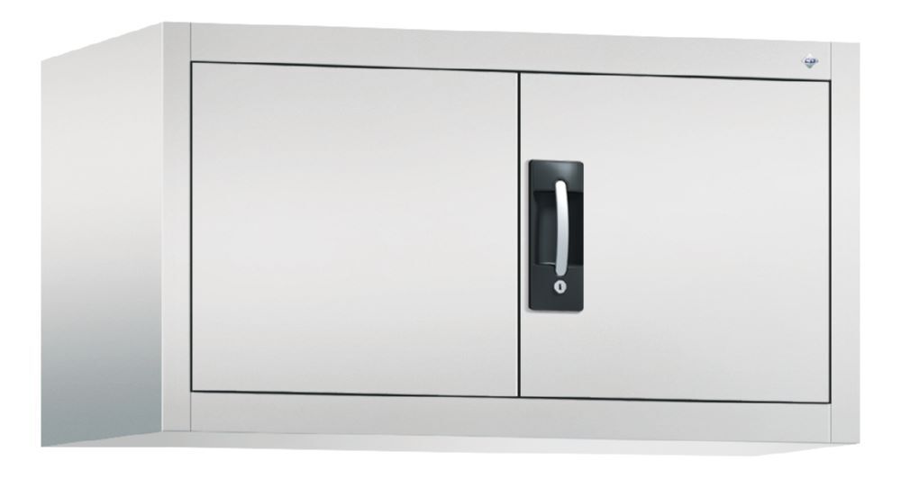 C+P Aufsatz Flügeltürenschrank Acurado 900 lichtgrau 930 x 500 x 500 mm Produktbild C+P Aufsatz Flügeltürenschrank Acurado 900 lichtgrau 930 x 500 x 500 mm