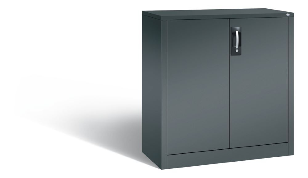 C+P Büro Drehtürenschrank Acurado 1 Fachboden anthrazit 930 x 400 x 1000 mm Produktbild C+P Büro Drehtürenschrank Acurado 1 Fachboden anthrazit 930 x 400 x 1000 mm