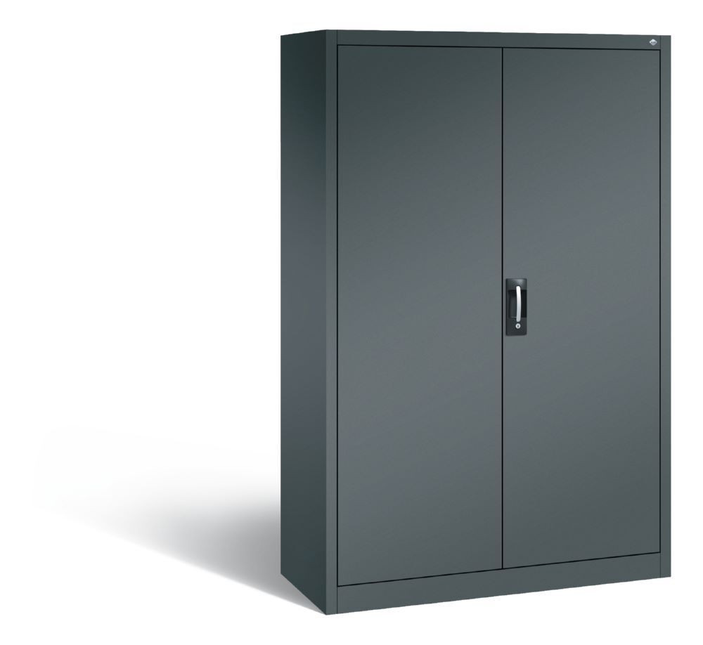 C+P Drehtürenschrank Acurado verstärkte Türen dunkelgrau 1200 x 500 x 1950 mm Produktbild C+P Drehtürenschrank Acurado verstärkte Türen dunkelgrau 1200 x 500 x 1950 mm