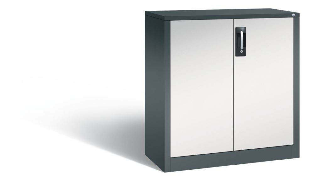 C+P Büro Drehtürenschrank Acurado Ergo Lock hellgrau dunkelgrau 930 x 1000 mm Produktbild C+P Büro Drehtürenschrank Acurado Ergo Lock hellgrau dunkelgrau 930 x 1000 mm