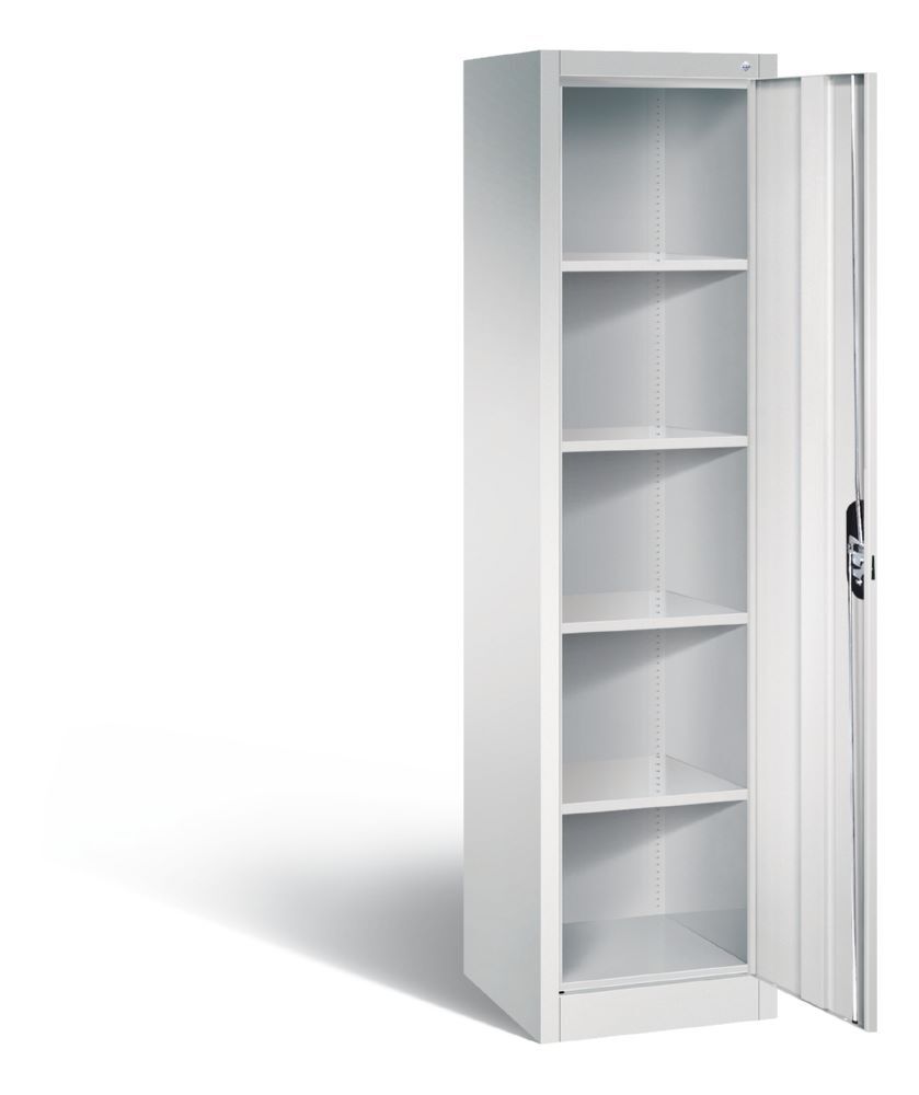C+P Büro Drehtürenschrank Acurado 4 Einlegeböden lichtgrau 502 x 500 x 1950 mm Produktbild C+P Büro Drehtürenschrank Acurado 4 Einlegeböden lichtgrau 502 x 500 x 1950 mm bild 2