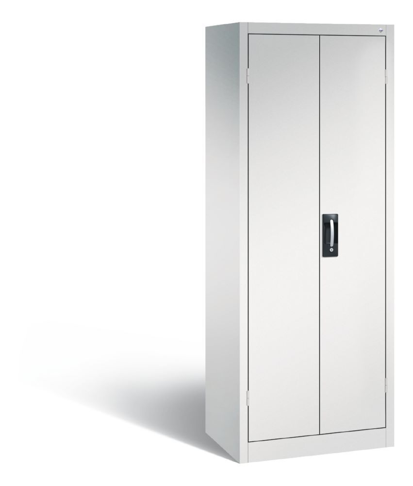 C+P Büro Drehtürenschrank flexible Einrichtung lichtgrau 700 x 500 x 1950 mm C+P Büro Drehtürenschrank flexible Einrichtung lichtgrau 700 x 500 x 1950 mm